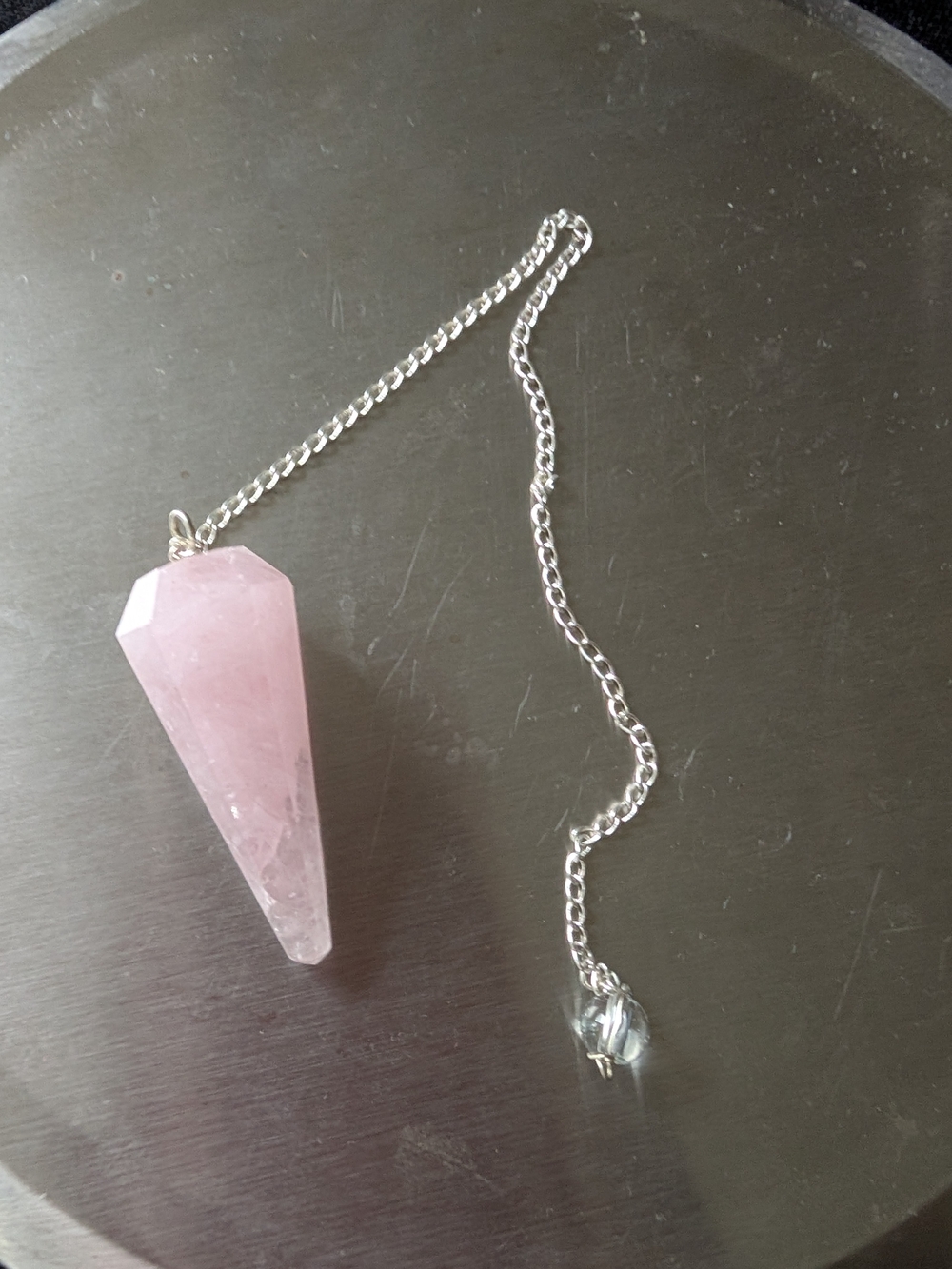 New With Tags Rose Quartz Pendulum
